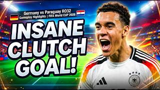 FC 26 - Germany vs Paraguay RO32 Gameplay Highlights | FIFA World CUP 2026 | RYO GAMING!!