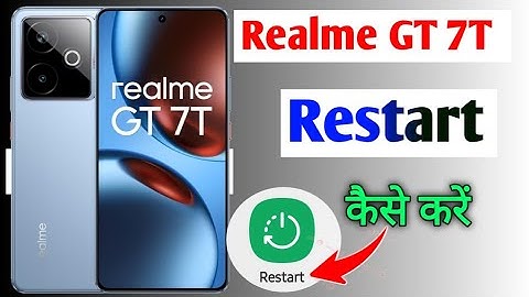 Realme GT 7T Phone Restart Kaise Karen | How to show restart setting in realme gt 7t 5g