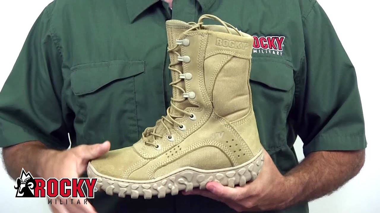 rocky men's s2v tactical leather work boots