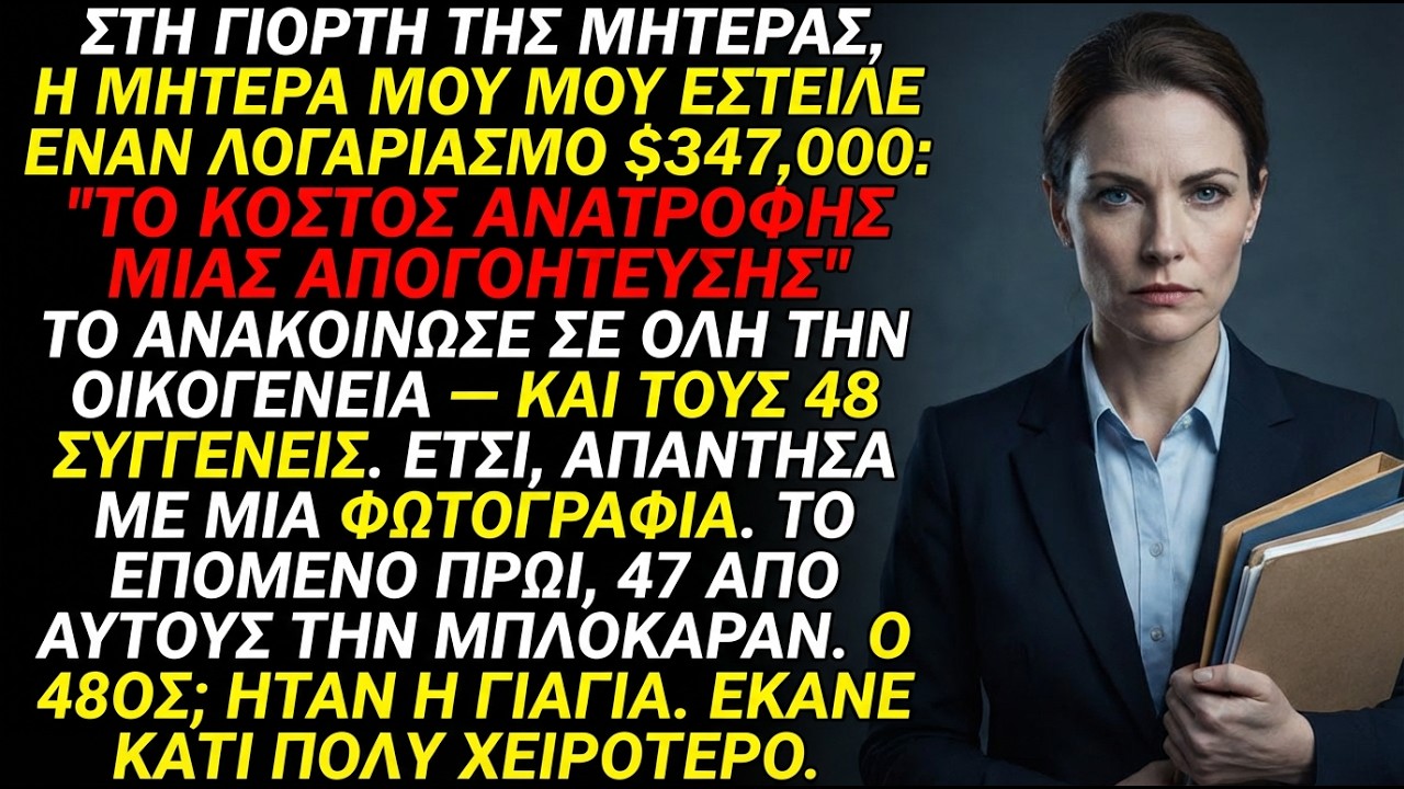 Η Μητέρα Μου Μου Έστειλε Λογαριασμό $347K«Κόστος Ανατροφής Αποτυχημένου»—Η Γιαγιά Απάντησε Χειρότερα