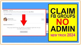 How to claim Facebook group without admin ( 2024 ) new trick | Claim No Admin FB Groups