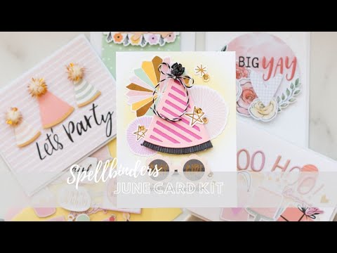 Spellbinders June Card Kit UNBOXING!