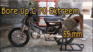 BORE UP C 70 120cc || SPEK HARIAN TOURING