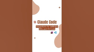 💻 Claude Code IDE integrations for JetBrains IDEs and VS Code #coding #ai #aicoding #anthropic