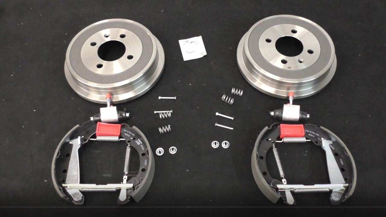 VW Trommelbremse, Bremsbeläge, Radbremszylinder Handbremsseile wechseln.