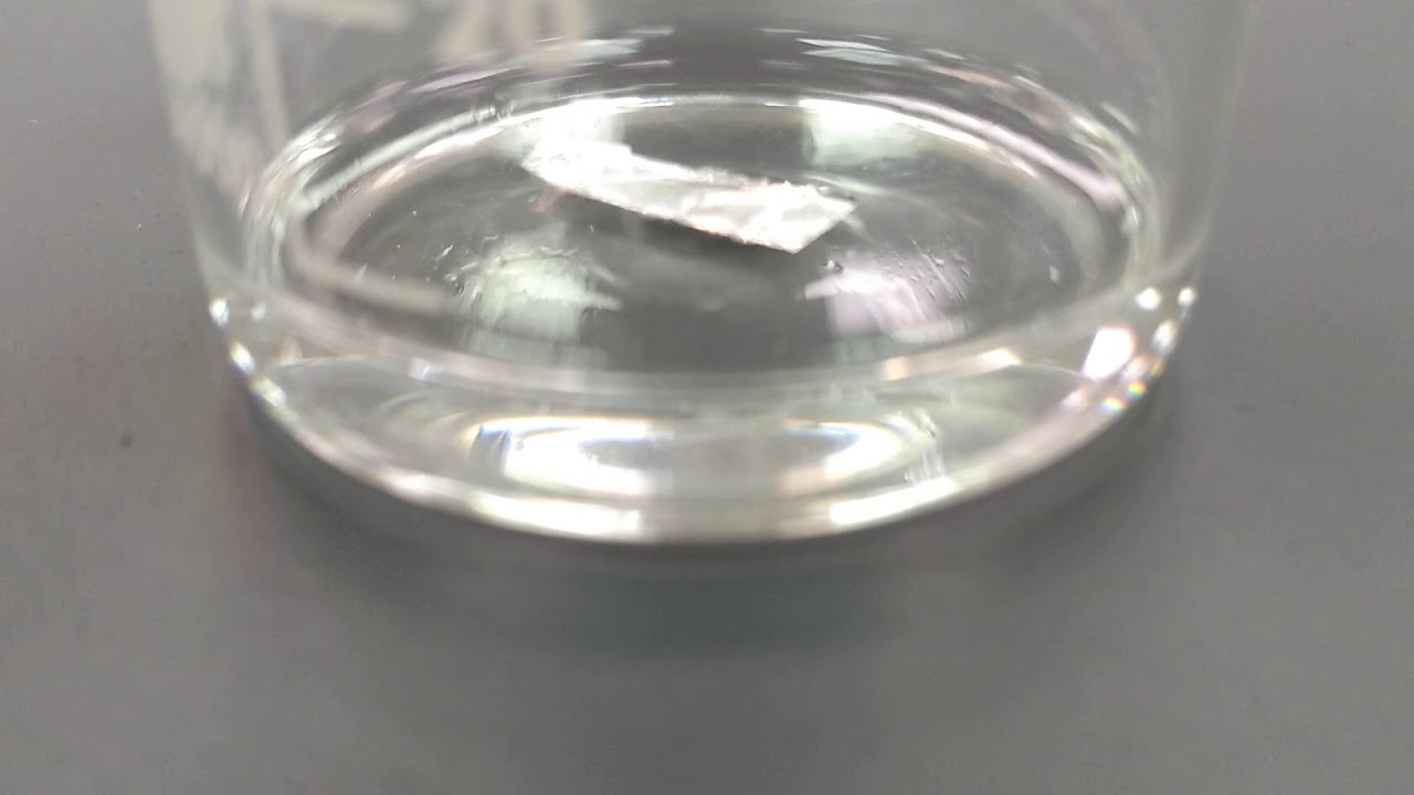 Aluminum metal in 5.0M nitric acid YouTube
