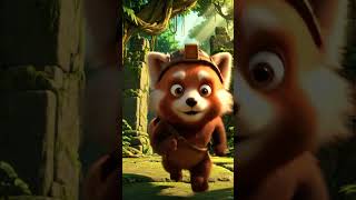 The Brave Red Panda and the Magical Golden Lamp | Amazing Jungle Adventure Story