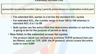 645   64  Configuring ACLs   04  Standard ACL Command Syntax