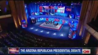 Ron Paul answers question about Santorum fake ad