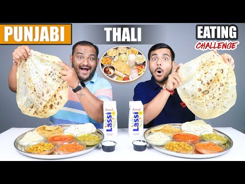 punjabi-thali-eating-challenge-|-veg-punjabi-food-eating-competition-|-food-challenge