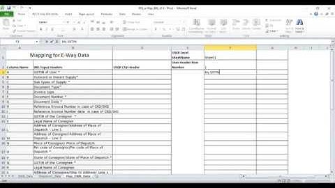 Mapping your e-way bill data in IRIS Topaz