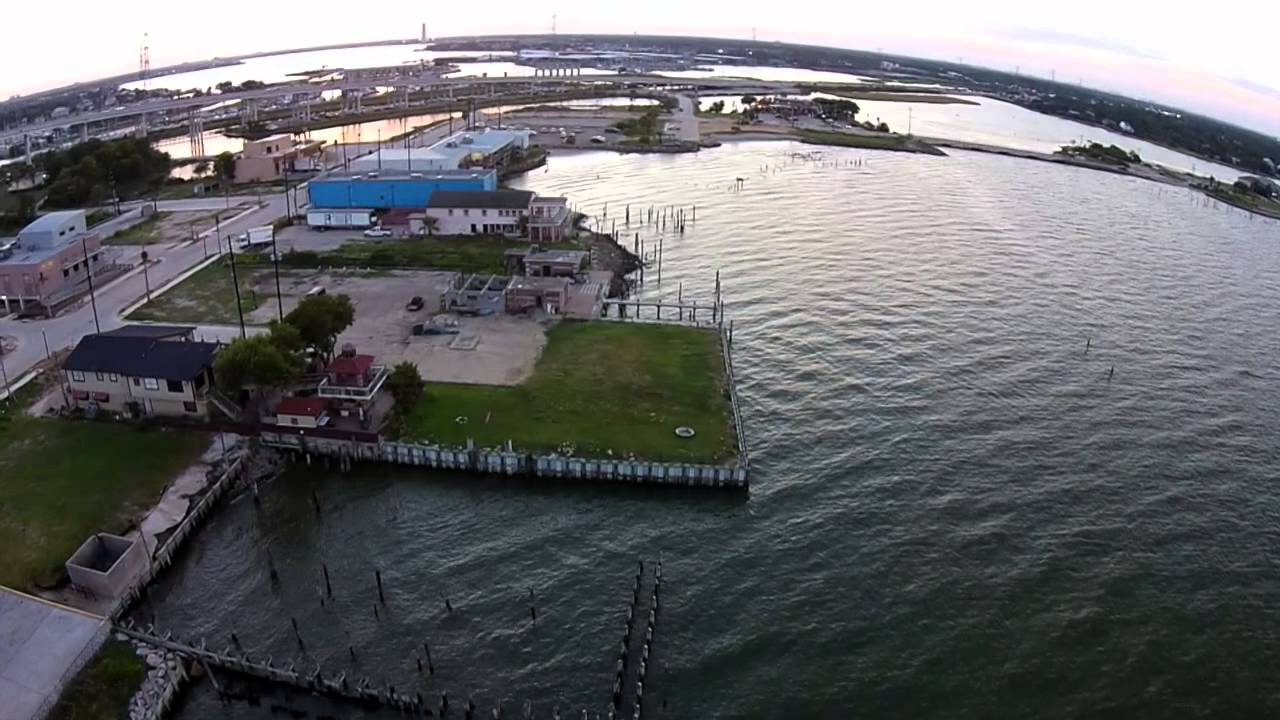 Kemah Seabrook Waterfront - Drone