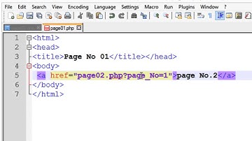 php Tutorials in Tamil Part - 36 links and url values
