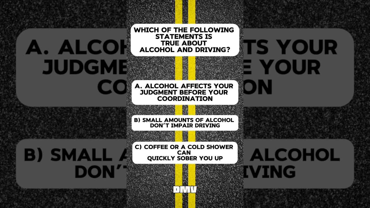 Never do that! Driving under the influence of alcohol! 