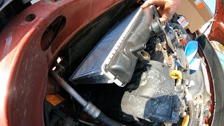 Subaru Forester XT how to Replace Radiator, thermostat, hoses