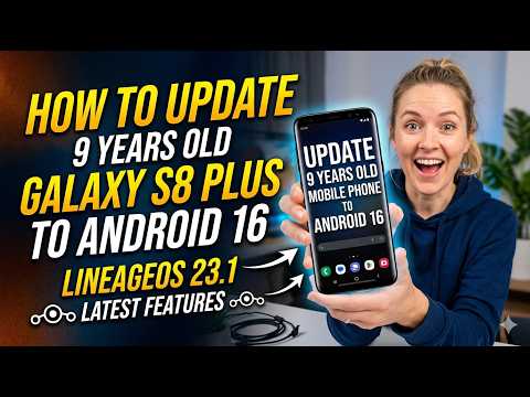 How To Update Galaxy S8 Plus To Android 16 LineageOS 23.1 #oldies #genz #update #diy
