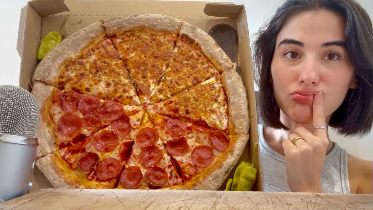 ASMR ♡ PIZZA MUKBANG 🍕