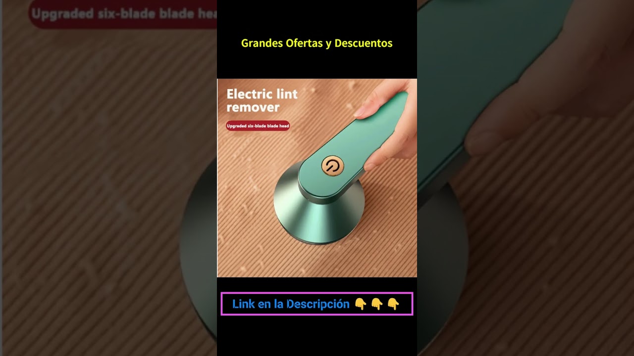 🔥Adiós a las Bolas de Pelo: Afeitadora de Ropa Recargable para Suéteres y Más