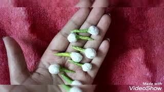 Homemade Jasmine Flowers With Tissue Paper