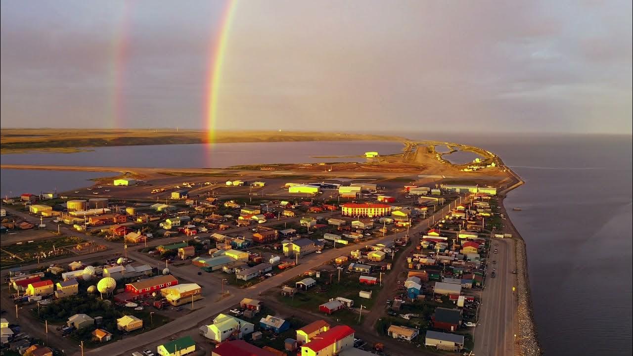 KOTZEBUE AERIAL DRONE VIEW OF KOTZEBUE ALASKA YouTube