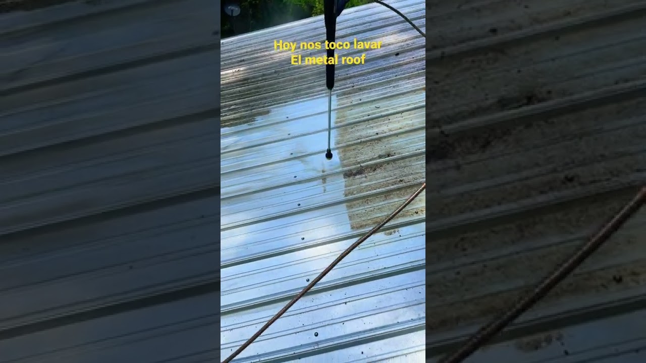 Metal roof cleaning!!!  