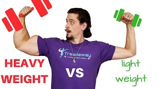 Heavy vs Light Weights for Muscle GROWTH
