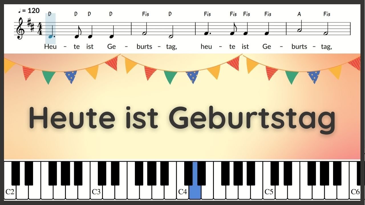 Heute Ist Geburtstag Darum Singen Wir Text www.youtube.com