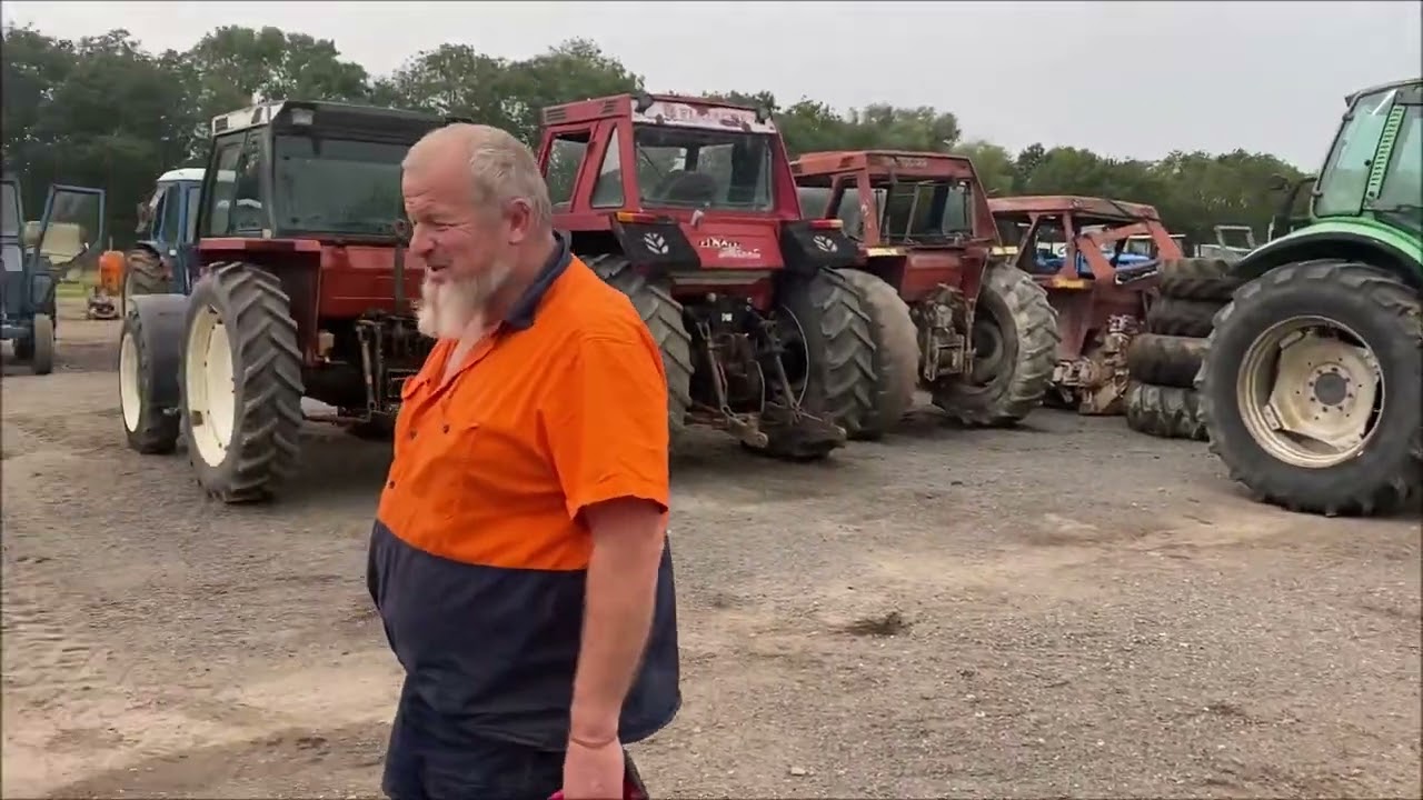 Tractor shopping with Mark.