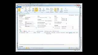 Service Module aggrement setup in Dynamics AX
