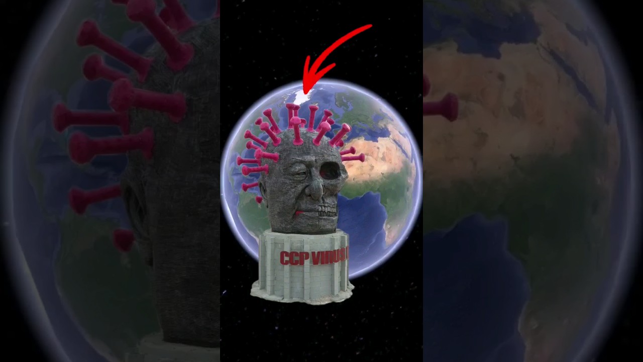 Virus on Google Earth and Google Maps 🌎 