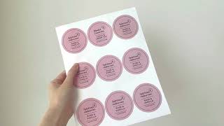 Craftiff© | How to edit and design label templates through Canva