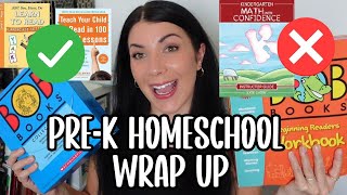 How our PRE-K Year Went! WHAT WORKED & WHAT DIDNT - Pre-K Homeschool Curriculum