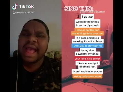 Weak - SWV (Acoustic Version) || Cover by Royston