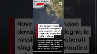 Nave da guerra russa davanti alla Sardegna, la missione del Beechcraft King Air dell'Aeronautica