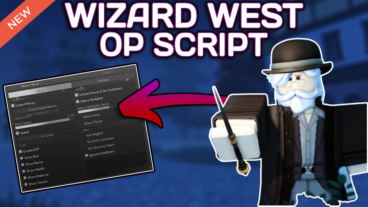 [NEW] Wizard West Script (2025) PASTEBIN - Auto Farm | Auto Attack | Auto Collect | ESP & MORE