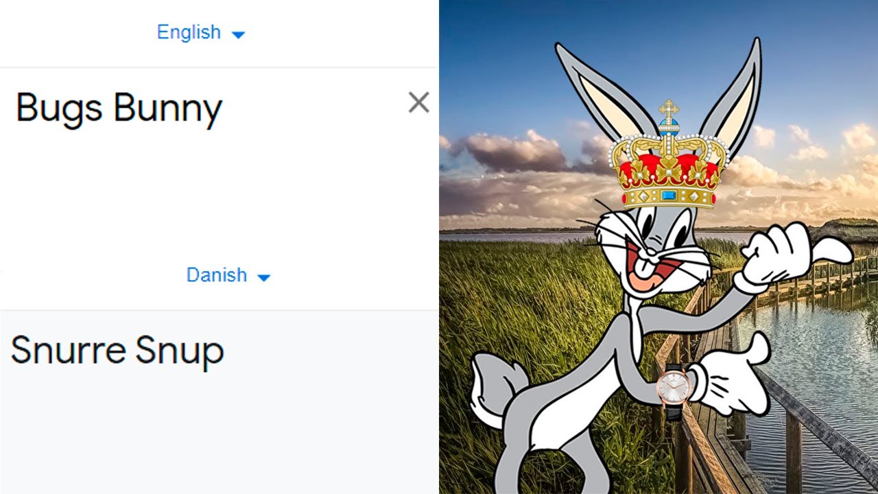 Bugs Bunny in different languages meme YouTube