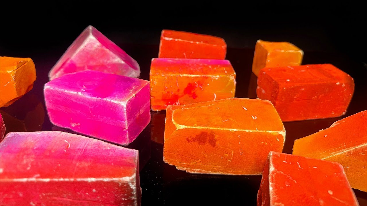 NEON CHALK CRUSH | ASMR #oddlysatisfying