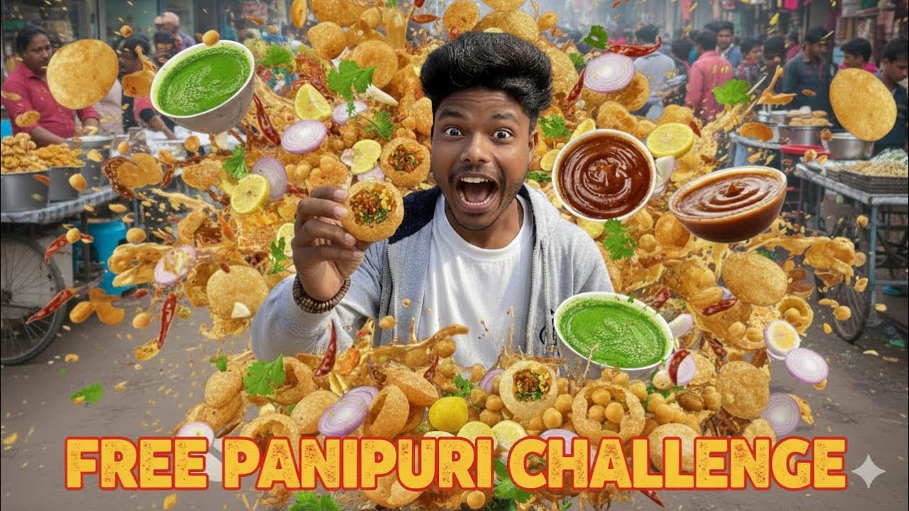 I Opened a Free Pani Puri Stall With a Secret Token System 🤫