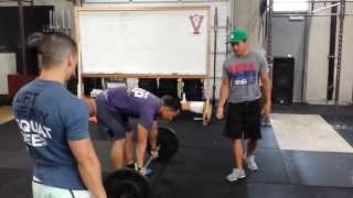 Kcf in house throwdown wod 1