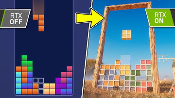 I made Tetris 3D, But RTX is ON