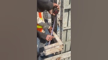 How to Install Fast & Easy Column Formwork #construction #building #civilengineering #concrete