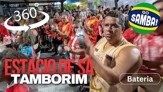 Estcio De S Bateria 2026 Inside The Tamborim Section 360 Pov