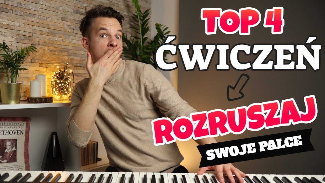 TOP 4 ĆWICZEŃ, dzięki którym rozruszasz swoje palce! | Kompletna ROZGRZEWKA w grze na pianinie