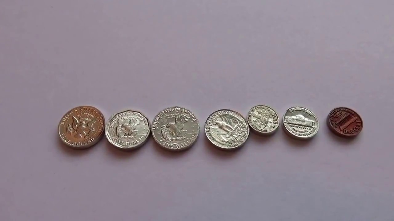World's Smallest U.S. Coins (Replicas) YouTube