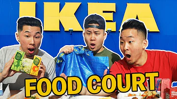 TRYING IKEA'S ENTIRE FOOD COURT & BISTRO | Fung Bros