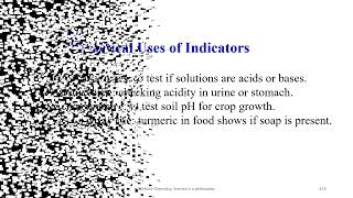 S.2 Chemistry: Indicators and Their Uses