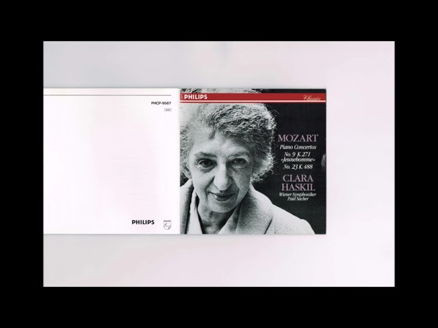 Mozart - Piano Concerto No.23 Haskil Sacher Wiener - YouTube
