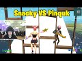 Snacky VS Tundra Pinq 1v1 INSANE Buildfights!