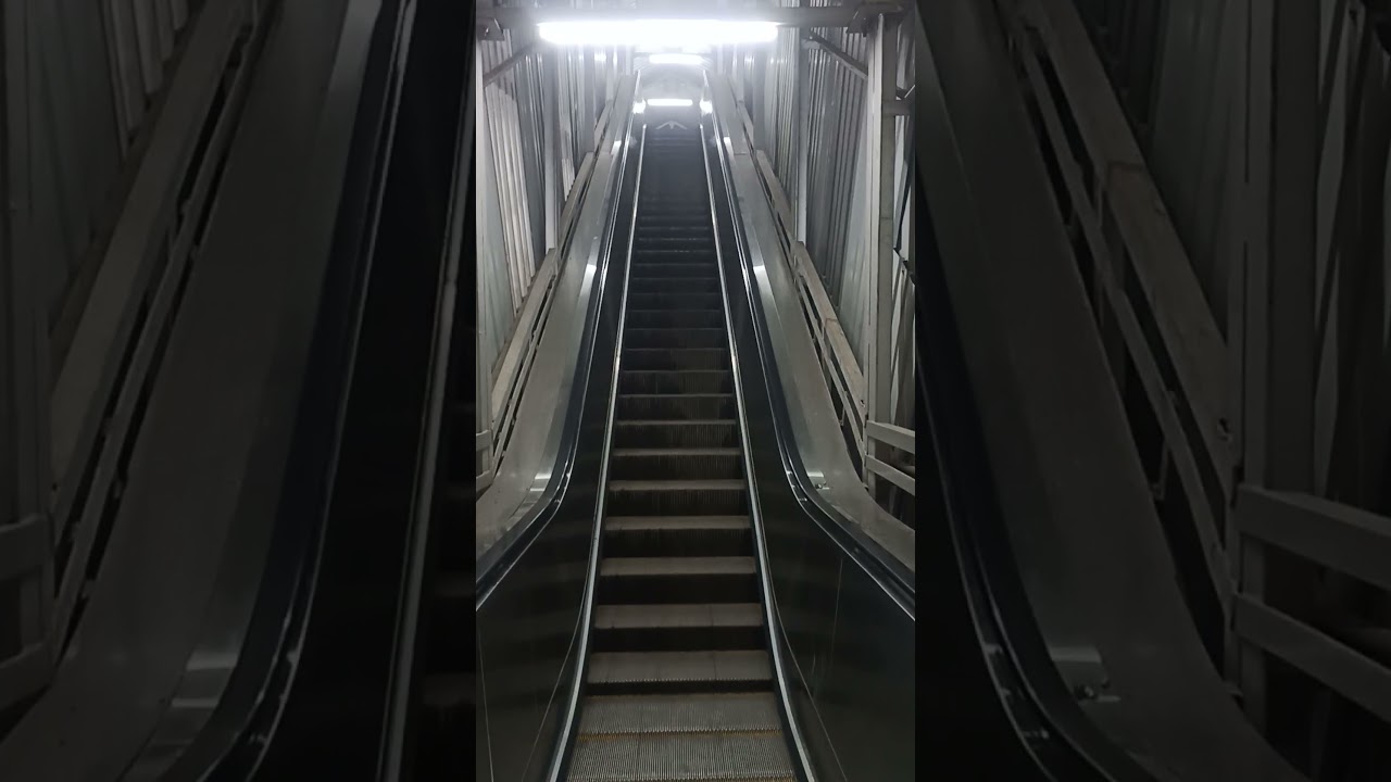 escalator in railway station ✨