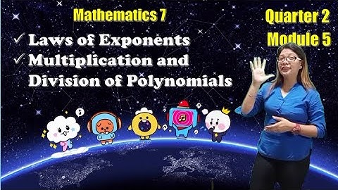 LAWS OF EXPONENTS || MULTIPLICATION AND DIVISION OF POLYNOMIALS